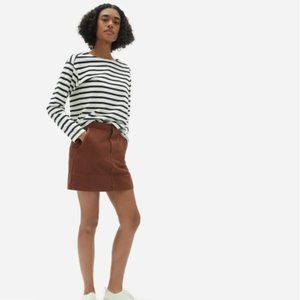 Everlane Canvas Stamp Skirt size 6